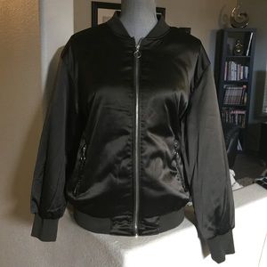 Women’s Green bomber jacket large coat